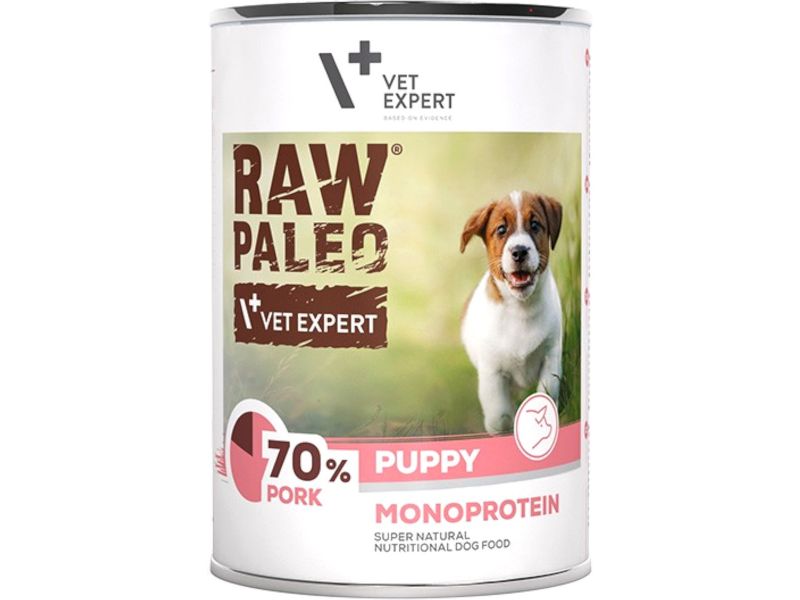 RAW PALEO WIEPRZOWINA/PORK PUPPY CAN 400G